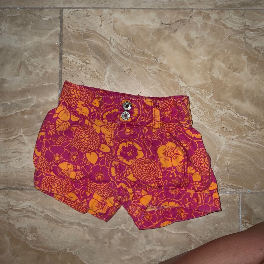 Pink and orange shorts 3